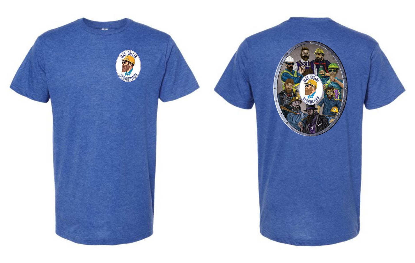 Blue Collar Beardsmen Crew Shirt
