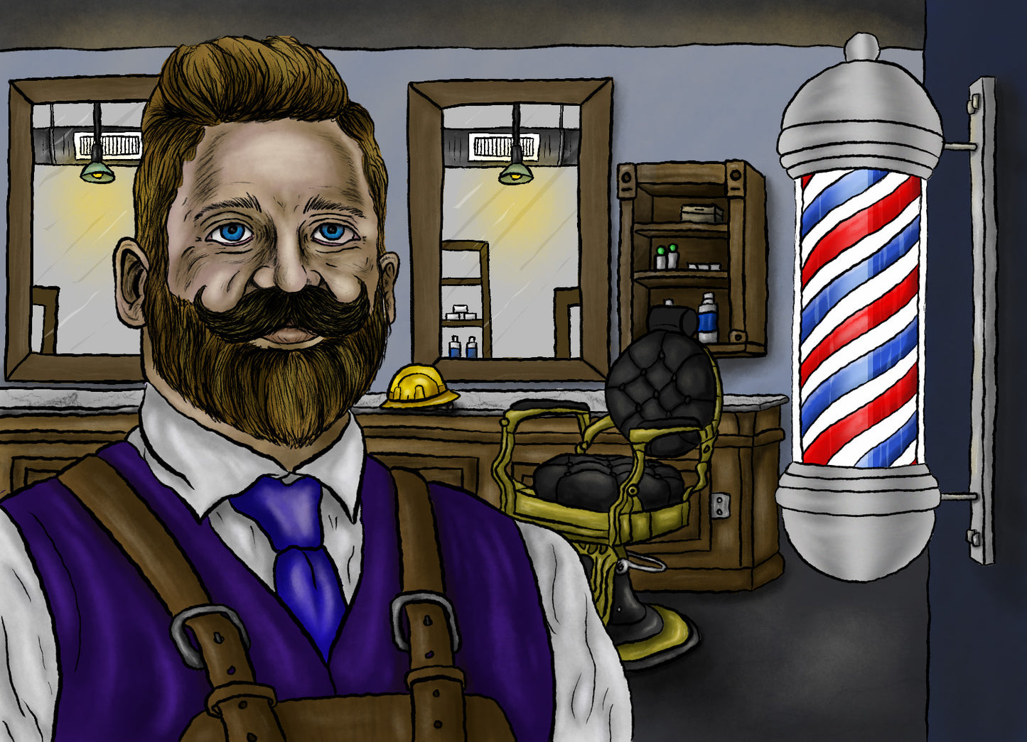 Barbershop Beard Oil - Crisp & Clean Scent