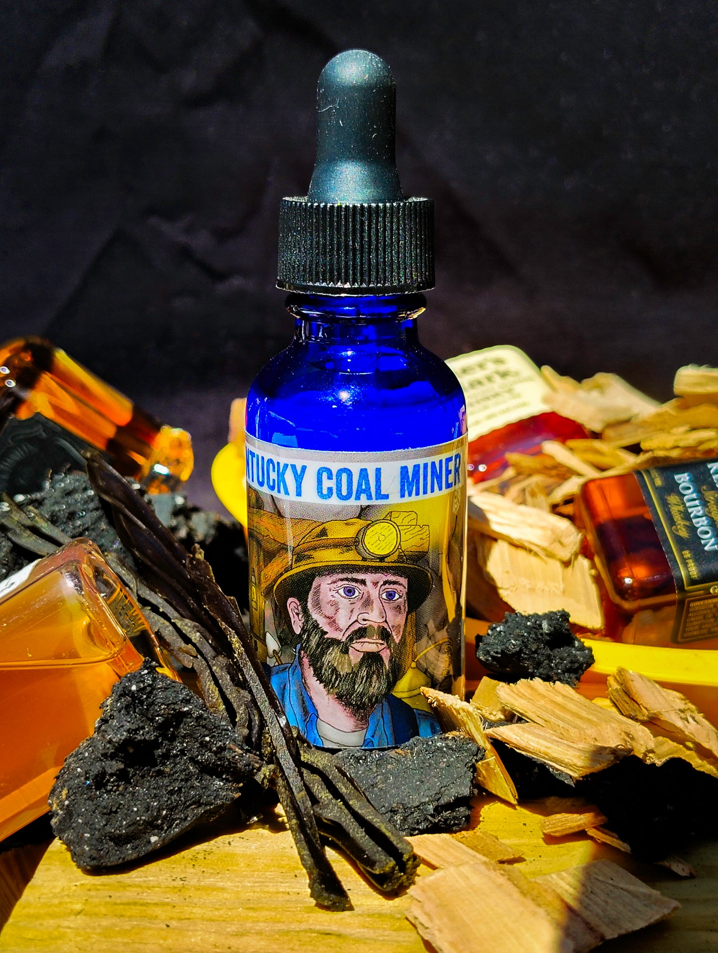 Kentucky Coal Miner Beard Oil - Spiced Kentucky Bourbon