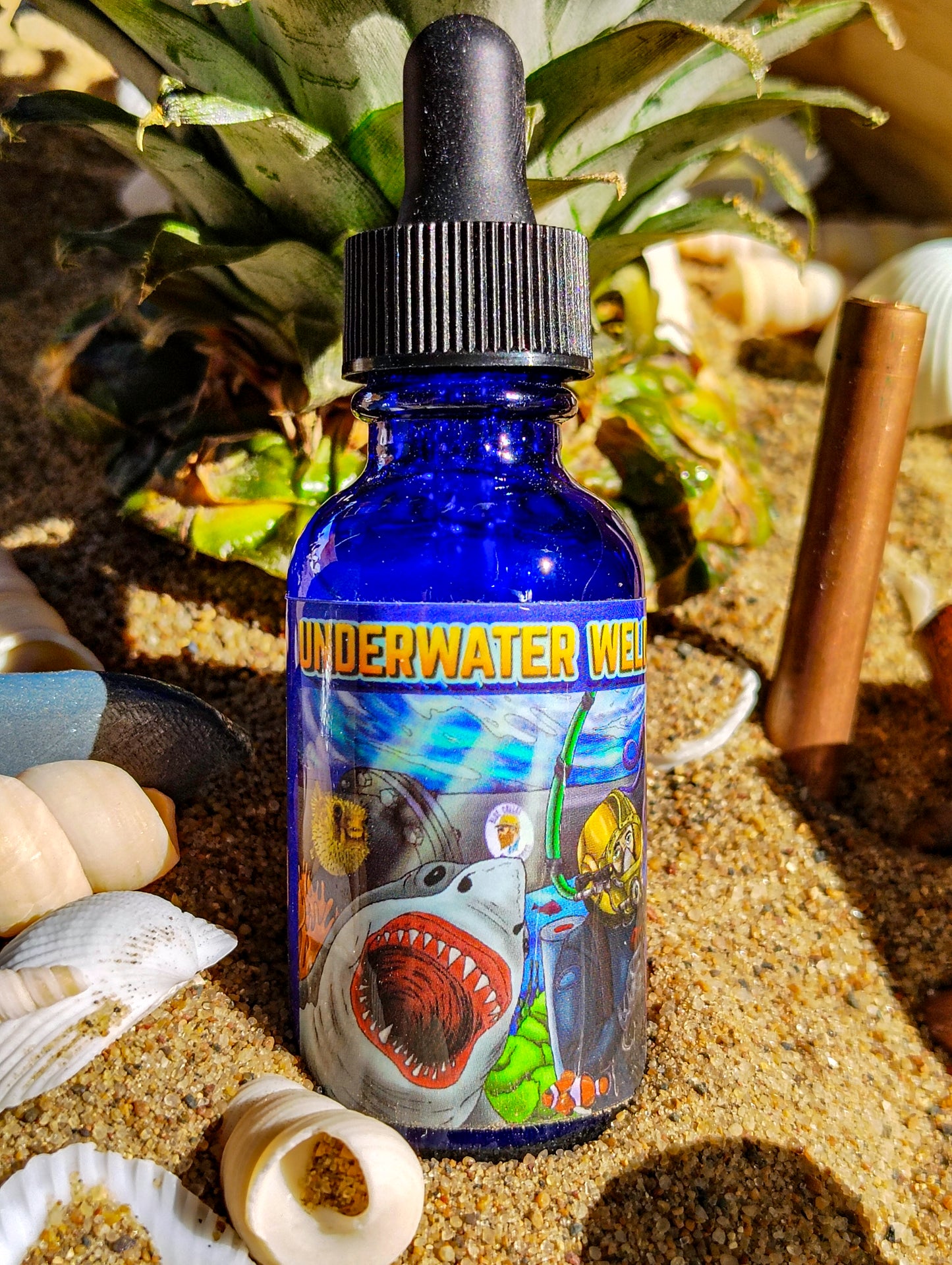 Underwater Welder Beard Oil - Cool Aquatic Cologne