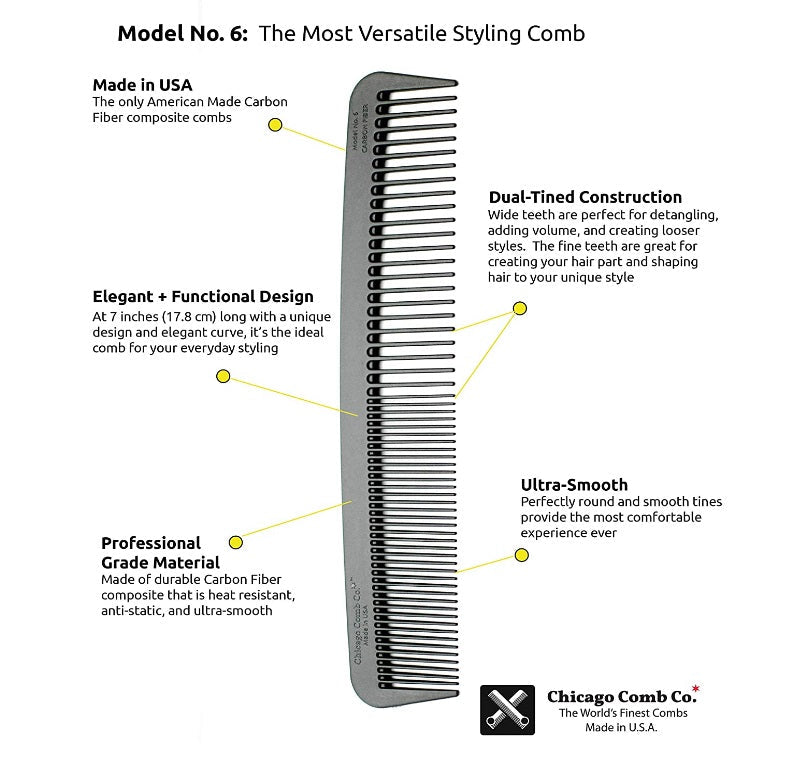 Chicago Comb - Model 6