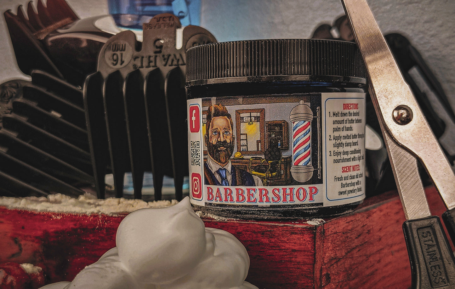 Barbershop Beard Butter - Crisp & Clean Scent