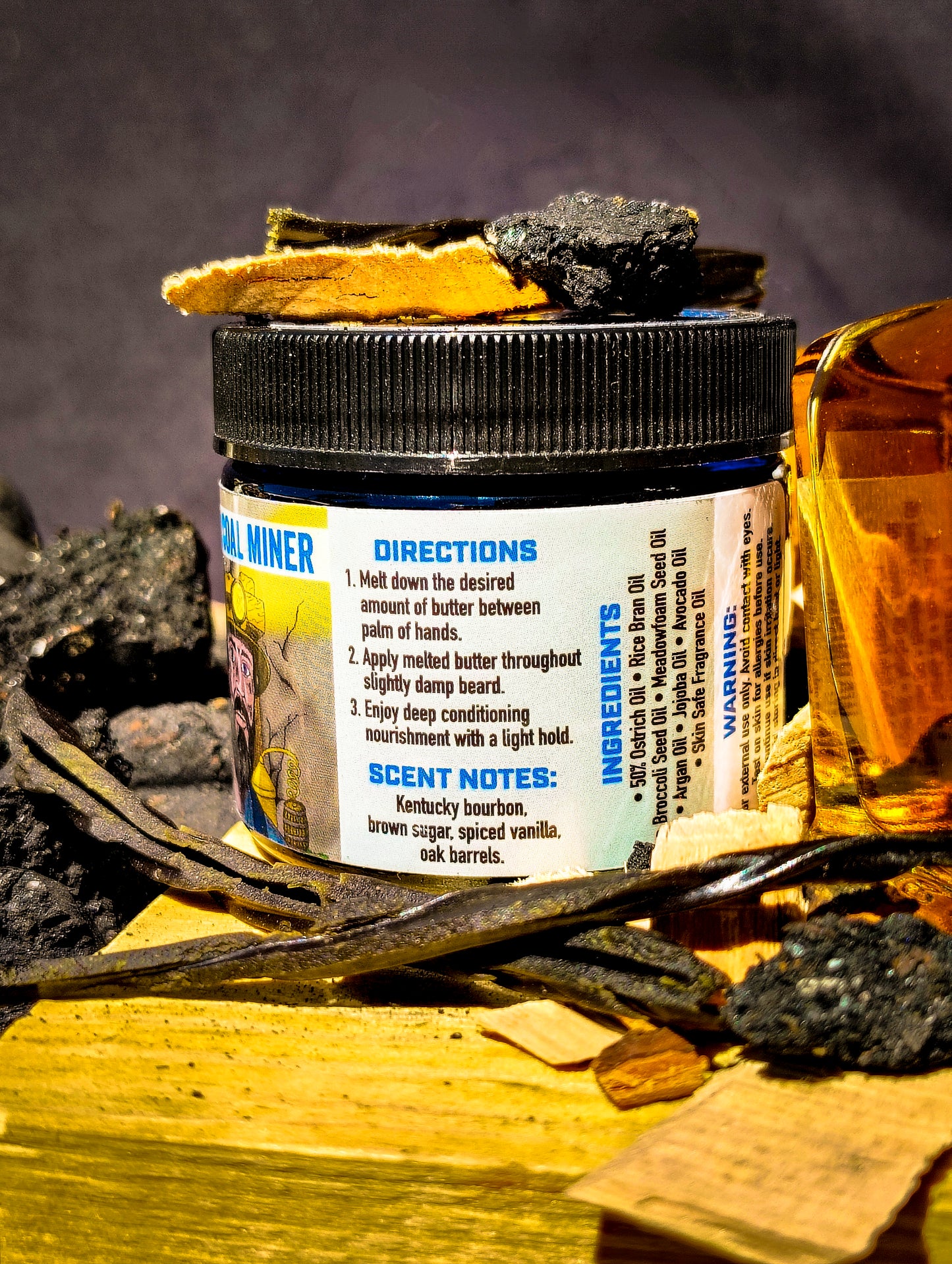 Kentucky Coal Miner Beard Butter - Spiced Kentucky Bourbon