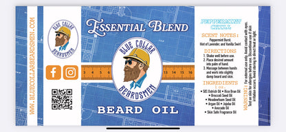 Peppermint Chill Beard Oil - Essential Blend